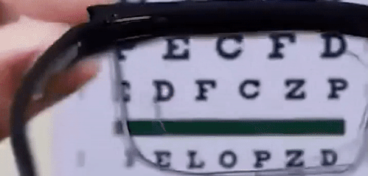 gif of how to use adjustable glasses